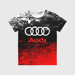 Футболка детская AUDI, цвет: 3D-принт
