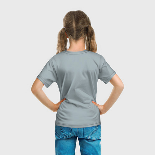 Детская футболка Космический велосипедист Z / 3D-принт – фото 6