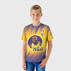 Футболка детская LeBron James, цвет: 3D-принт — фото 2