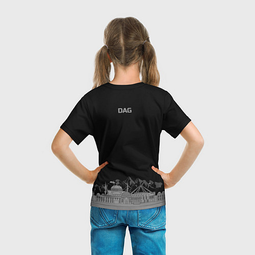 Детская футболка Дагестан Махачкала / 3D-принт – фото 6
