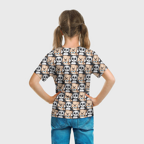 Детская футболка МИШКИ / 3D-принт – фото 6