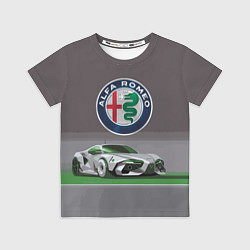 Футболка детская Alfa Romeo motorsport, цвет: 3D-принт