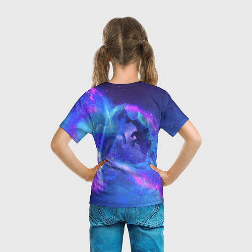Детская футболка ВОЛК D / 3D-принт – фото 6