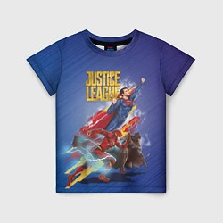 Футболка детская Justice League, цвет: 3D-принт