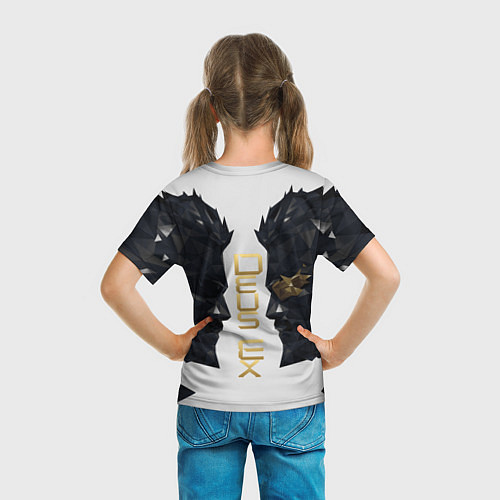 Детская футболка Отражение Адама Дженсена Deus Ex / 3D-принт – фото 6