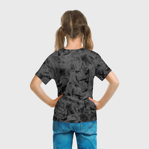 Детская футболка Черная дымка / 3D-принт – фото 6