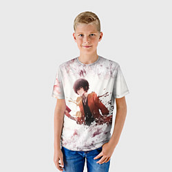Футболка детская Дазай, цвет: 3D-принт — фото 2