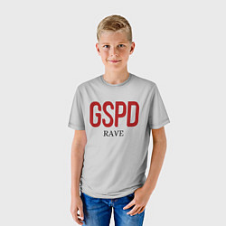 Футболка детская GSPD rave, цвет: 3D-принт — фото 2