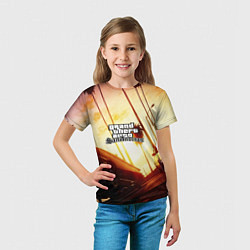Футболка детская GTA, цвет: 3D-принт — фото 2
