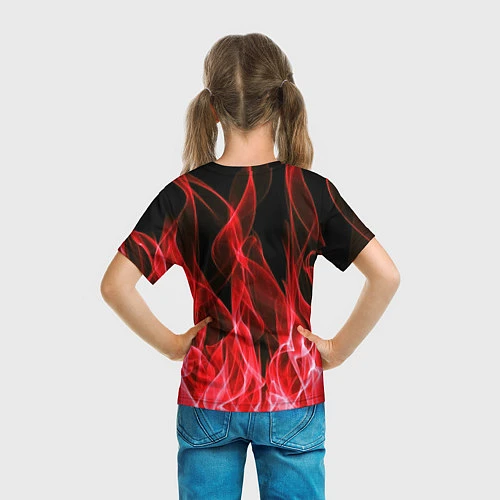 Детская футболка FIRE / 3D-принт – фото 6