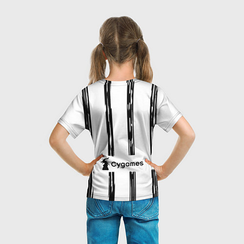 Детская футболка Juventus Home Authentic style 202122 / 3D-принт – фото 6