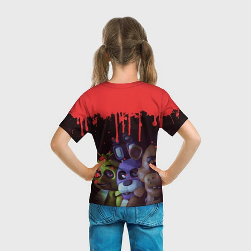 Детская футболка Five Nights At Freddys / 3D-принт – фото 6