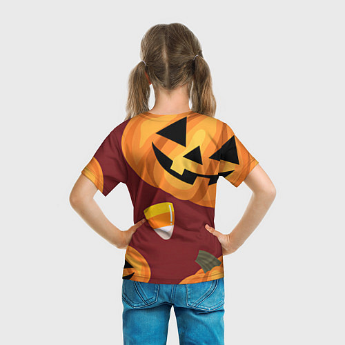 Детская футболка Сладкие хэллоуин / 3D-принт – фото 6