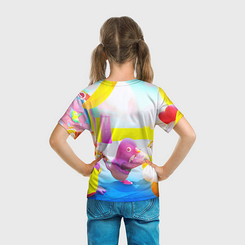 Детская футболка FALL GAYS ФОЛЛ ГАЙС / 3D-принт – фото 6