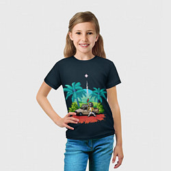 Футболка детская PUBG Pixel, цвет: 3D-принт — фото 2