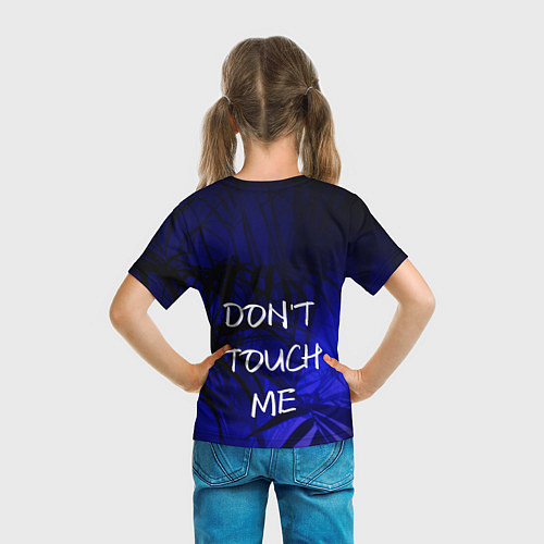 Детская футболка Не трогай меня / 3D-принт – фото 6