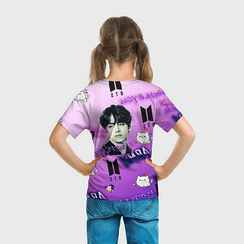 Детская футболка I purple you / 3D-принт – фото 6