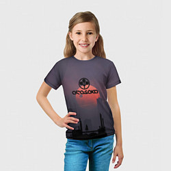 Футболка детская Cyberpunk 2077 - Arasaka, цвет: 3D-принт — фото 2