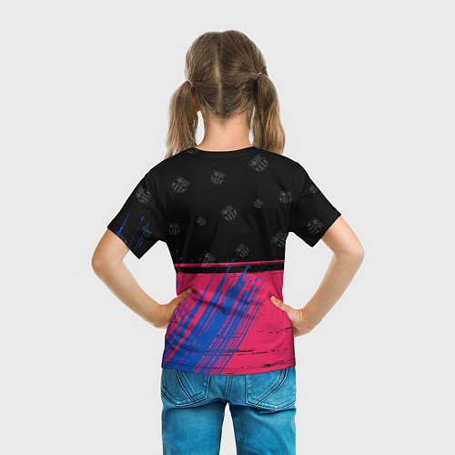 Детская футболка BARCELONA БАРСЕЛОНА / 3D-принт – фото 6