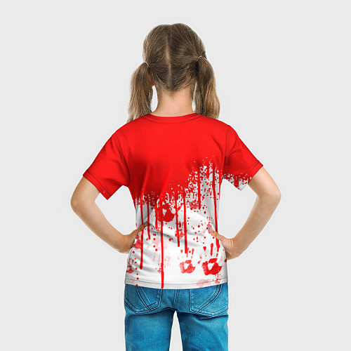 Детская футболка Normal People Scare Me / 3D-принт – фото 6