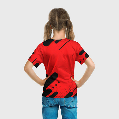Детская футболка AC MILAN МИЛАН / 3D-принт – фото 6
