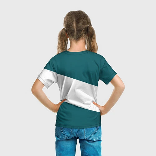 Детская футболка Сан Хосе Шаркс / 3D-принт – фото 6