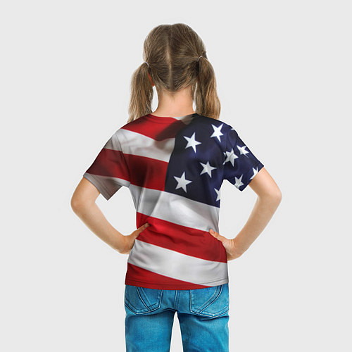 Детская футболка США USA / 3D-принт – фото 6