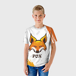Футболка детская FOX, цвет: 3D-принт — фото 2