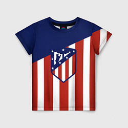 Футболка детская Atletico Madrid, цвет: 3D-принт
