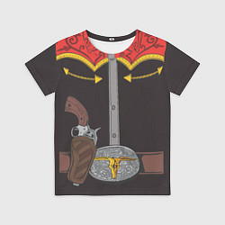 Футболка детская Ковбой, цвет: 3D-принт