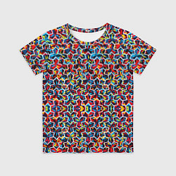 Футболка детская COLORS, цвет: 3D-принт