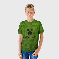 Футболка детская Minecraft, цвет: 3D-принт — фото 2