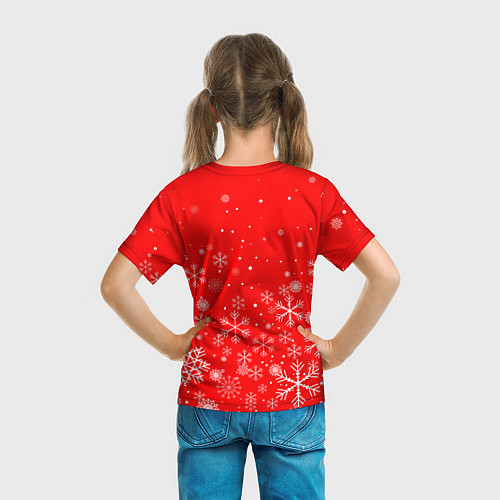 Детская футболка SANTAS CREW / 3D-принт – фото 6