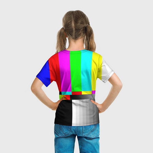 Детская футболка NO SIGNAL / 3D-принт – фото 6