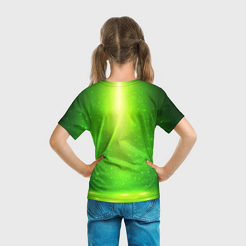 Детская футболка Brawl Stars Leon / 3D-принт – фото 6