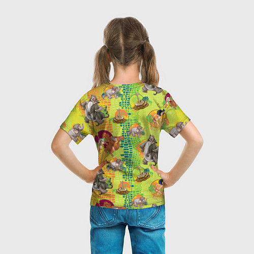 Детская футболка Jungle Book pattarn / 3D-принт – фото 6