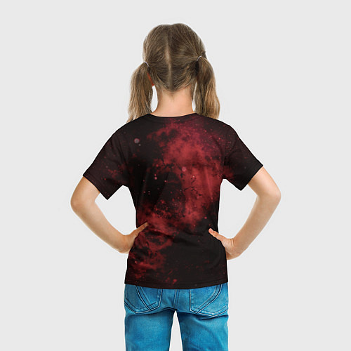 Детская футболка Черный клевер / 3D-принт – фото 6