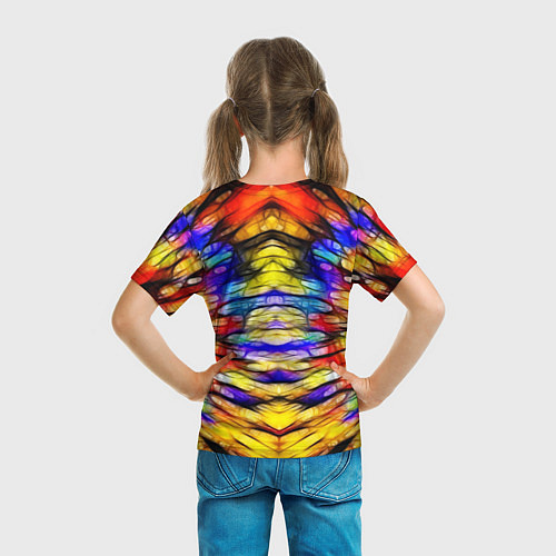 Детская футболка Батик Краски / 3D-принт – фото 6