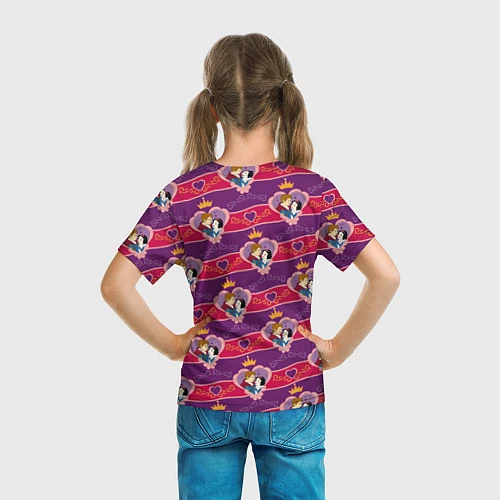 Детская футболка Белоснежка и Принц / 3D-принт – фото 6