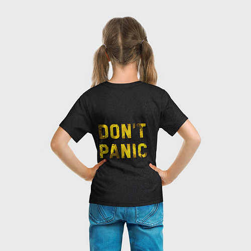 Детская футболка DONT PANIC / 3D-принт – фото 6