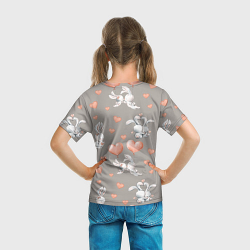 Детская футболка Влюбленные / 3D-принт – фото 6