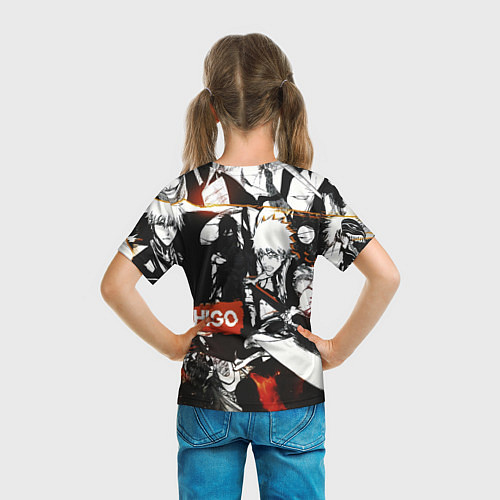 Детская футболка Bleach Блич Ичиго Курасаки / 3D-принт – фото 6