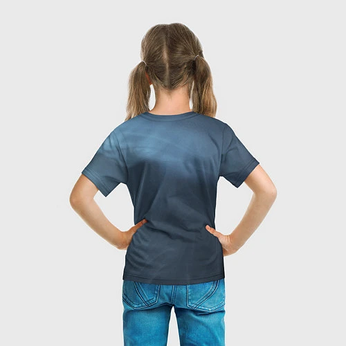 Детская футболка Дымчатый / 3D-принт – фото 6