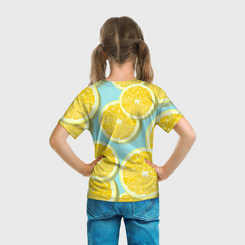 Детская футболка Лимончики / 3D-принт – фото 6