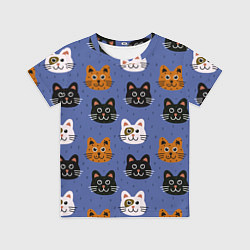 Футболка детская Котики, цвет: 3D-принт