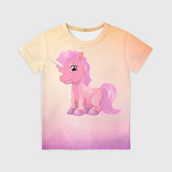 Футболка детская Unicorn, цвет: 3D-принт
