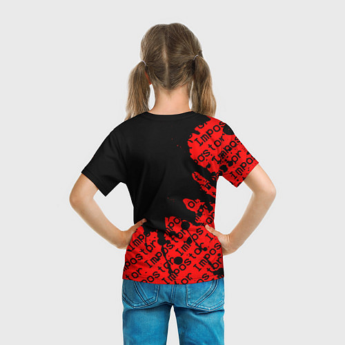 Детская футболка AMONG US - Impostor / 3D-принт – фото 6