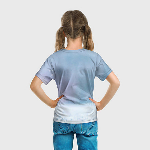 Детская футболка Чихуахуа в снегу / 3D-принт – фото 6