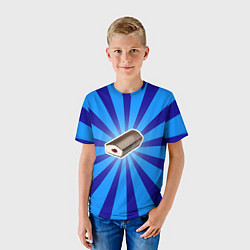 Футболка детская Глазированный сырок, цвет: 3D-принт — фото 2