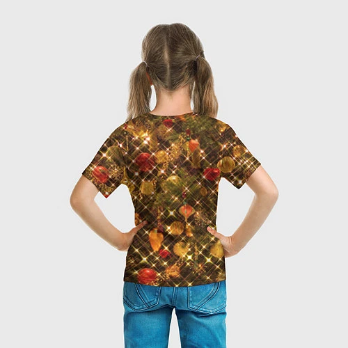 Детская футболка Новый Год / 3D-принт – фото 6